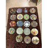 NINETEEN ROYAL DOULTON SERIES PLATES DATED 1920S ONWARDS