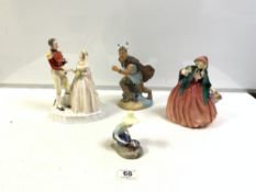 ROYAL DOULTON HN3256 NO82 FIGURE OF THE QUEEN VICTORIA AND PRINCE ALBERT (A/F) ROYAL DOULTON