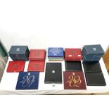 CASED SETS OF ROYAL MINT PROOF COINS, 1972-1979, 1985-1999, 2001-2004, 2006-2010.