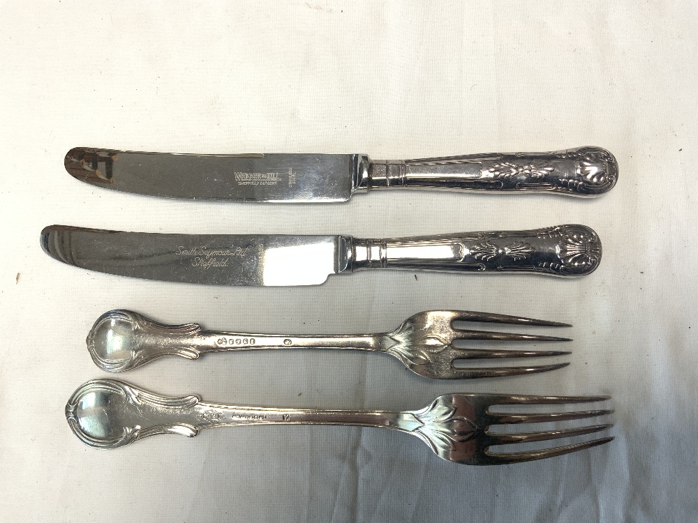 QUANTITY OF SILVER PLATED CUTLERY (KINGS PATTERN) - Image 4 of 6