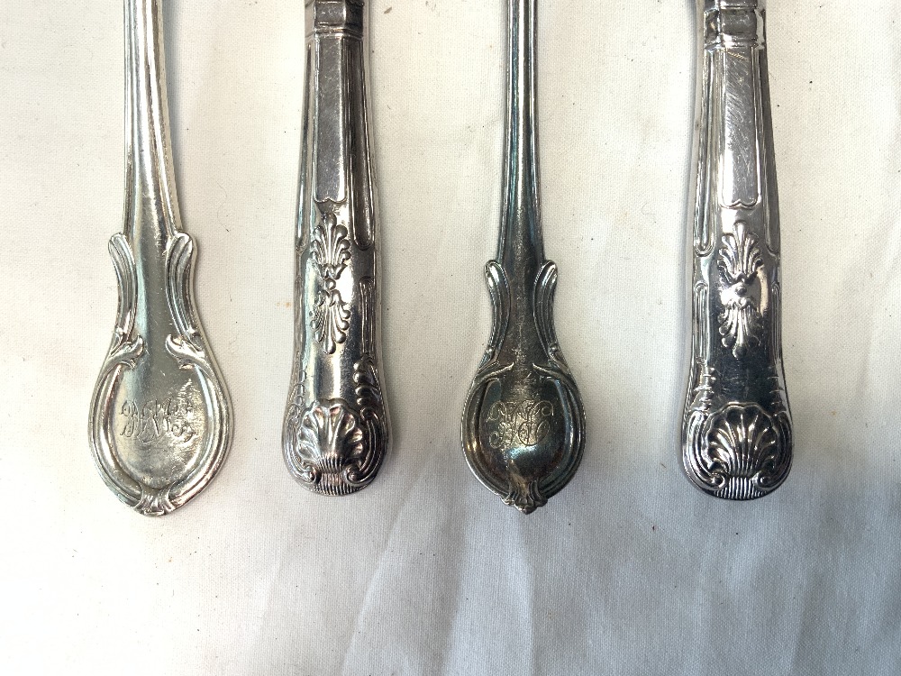 QUANTITY OF SILVER PLATED CUTLERY (KINGS PATTERN) - Image 3 of 6