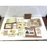 A NUMBER OF LOOSE STAMPS WITH STAMP ALBUM USED LETTERS ENVELOPES 1960S