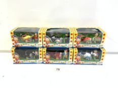 SIX CORGI NODDY IN TOYLAND BOXED TOYS