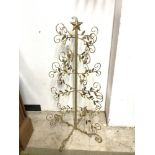 GILDED METAL DISPLAY TREE 112CM