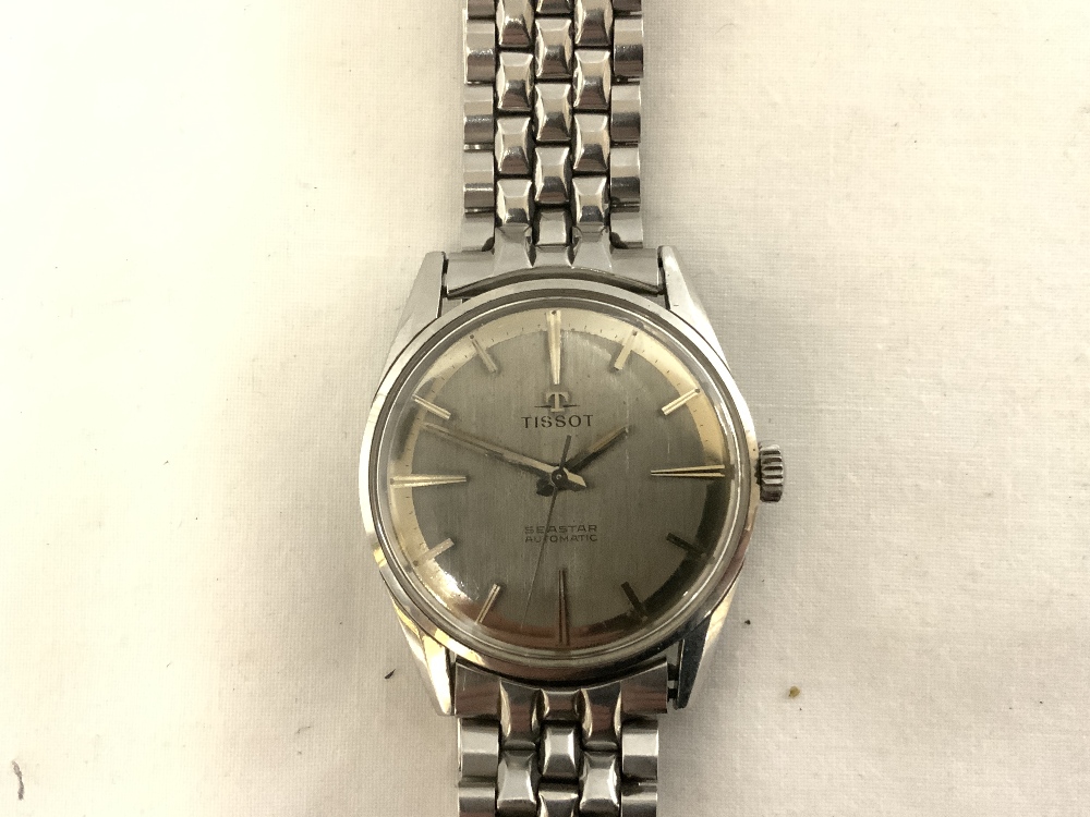 A GENTS TISSOT STEEL SEASTAR AUTOMATIC WRISTWATCH. - Image 2 of 5