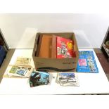 LARGE QUANTITY OF STAMPS - 4 ALBUMS OF UK, LOOSE STAMPS, FIRST DAY COVERS WORLD STAMPS