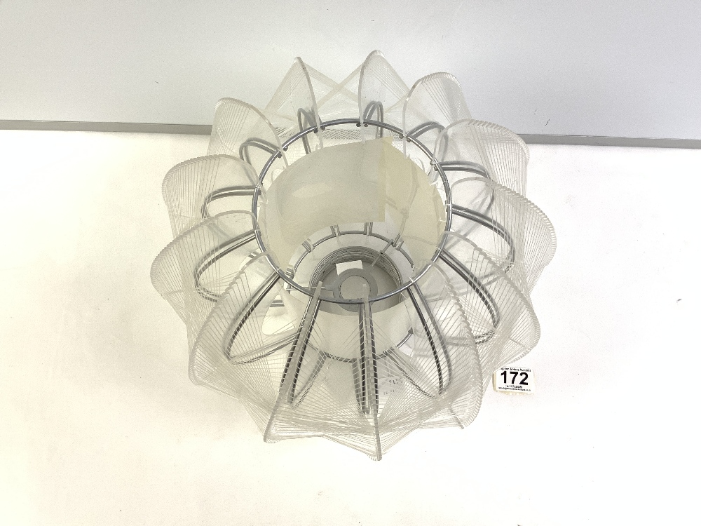 A RETRO 1960/70S DESIGN CEILING LAMP POSSIBLY BY PAUL SECON - Image 3 of 4