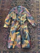 VINTAGE PATCHWORK LEATHER LONG COAT