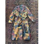 VINTAGE PATCHWORK LEATHER LONG COAT