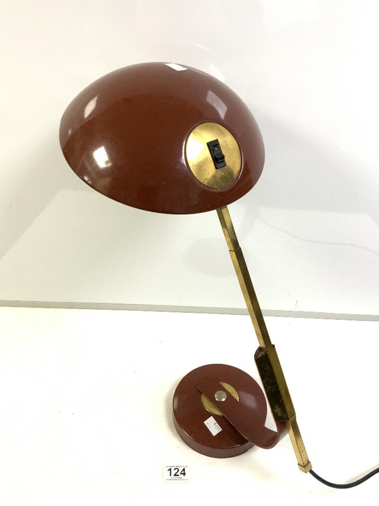 A SOLERE - PARIS BRASS 1950S DESK LAMP - Image 3 of 3