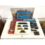 OO GAUGE HORNBY AND AIRFIX LIMA BOXED CARRIGES AND WAGONS AND MORE