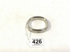 A 925 SILVER SILVER BANGLE 61 GRAMS