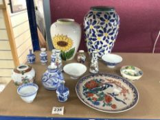 MIXED CHINESE CERAMICS WITH OTHERS