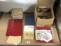 QUANTITY OF STAMPS ALBUMS AND LOOSE STAMPS
