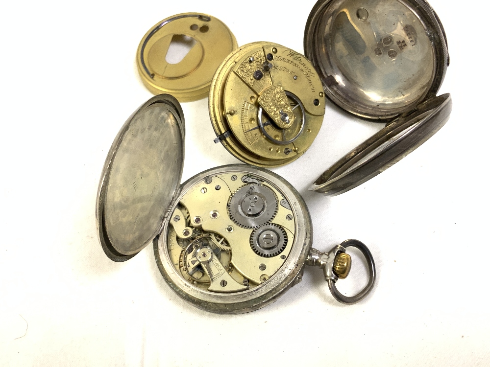 TWO VICTORIAN HALLMARKED SILVER POCKET WATCHES (ONE CRACKED GLASS) - Image 5 of 8