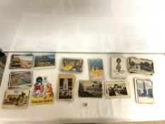 QUANTITY OF MIXED POSTCARDS, HUMEROUS, TOPICAL ETC.