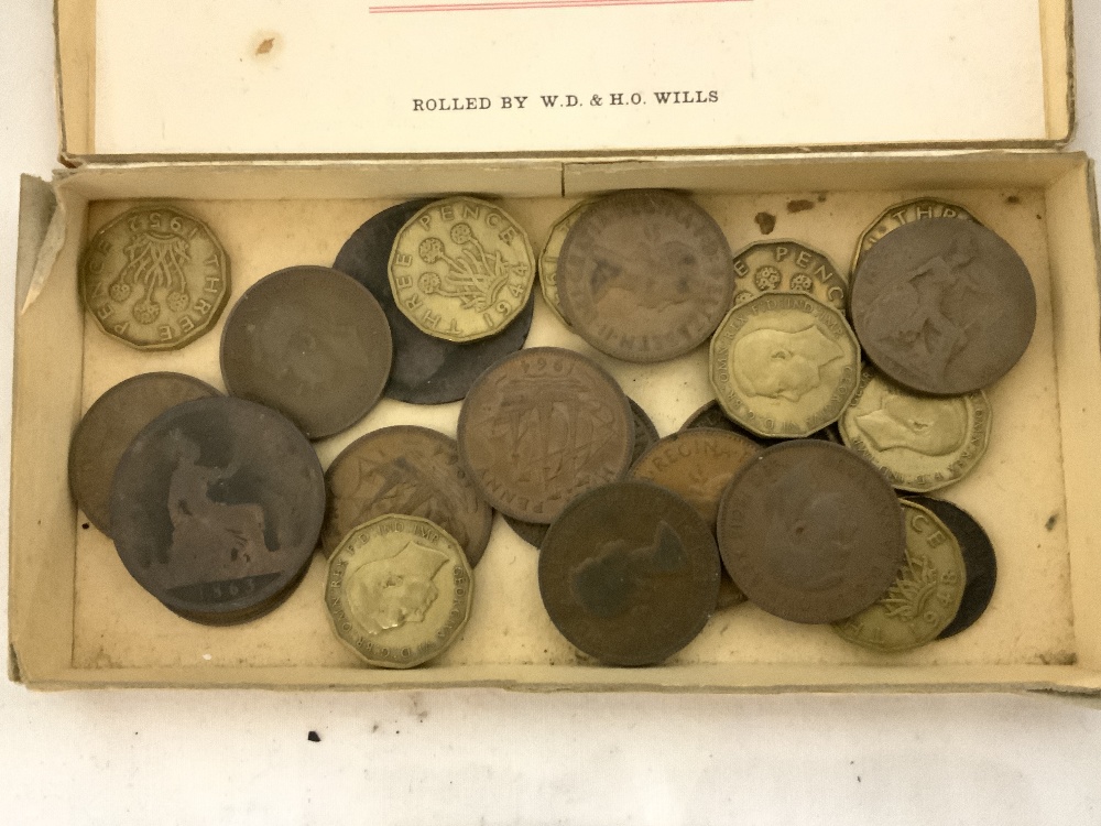 MIXED SILVER COINS, AND SETS OF GREAT BRITAIN PENNIES, HALLMARKED SILVER SPOON ETC. - Image 6 of 18