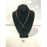 ITALIAN GOLD CHAIN, STAMPED 9KT/375. 4.16 GRAMS.