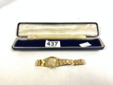 LADIES GOLD PLATED OMEGA GENEVE MANUAL WIND WATCH NO 5903/174