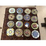 ROYAL DOULTON SERIES PLATES 1920S ONWARDS 16 IN TOTAL