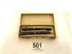 DINKY 550 CONWAY STEWART BOXED PEN SET