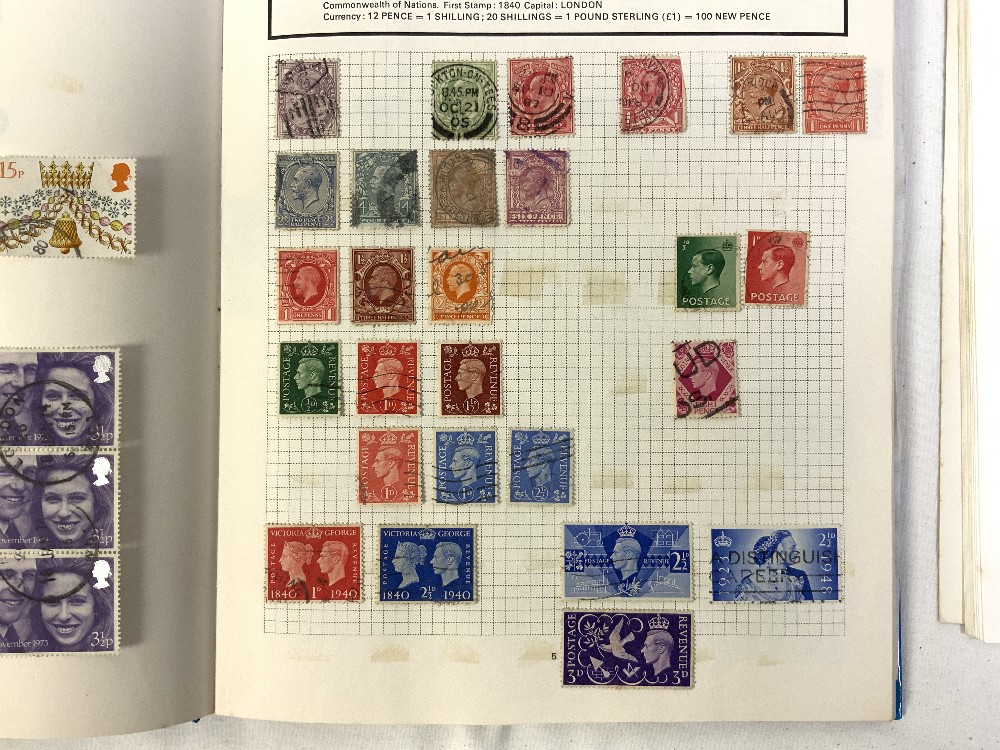 LARGE QUANTITY OF STAMPS - 4 ALBUMS OF UK, LOOSE STAMPS, FIRST DAY COVERS WORLD STAMPS - Image 6 of 29