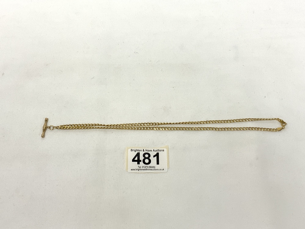 ITALIAN GOLD CHAIN, STAMPED 9KT/375. 4.16 GRAMS. - Bild 2 aus 4