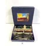 A HORNBY M1 PASSENGER SET CLOCKWORK O GAUGE IN ORIGINAL BOX COMPLETE