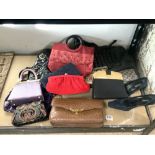 QUANTITY OF MAINLY HAND BAGS MARKED OSPREY ,BALLY AND MORE