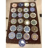 TWENTY FIVE ROYAL DOULTON SERIES PLATES DATED 1920S ONWARDS