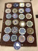 TWENTY FIVE ROYAL DOULTON SERIES PLATES DATED 1920S ONWARDS