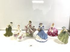 ROYAL DOULTON FIGURE - 'MARILYN' HN3002, 'VICTORIA' HN2471, 'HAPPY BIRTHDAY' HN5428, 'SIMONE'