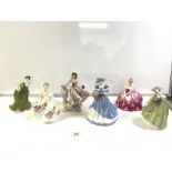 ROYAL DOULTON FIGURE - 'MARILYN' HN3002, 'VICTORIA' HN2471, 'HAPPY BIRTHDAY' HN5428, 'SIMONE'