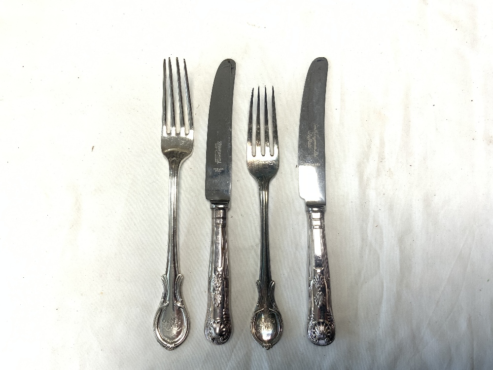 QUANTITY OF SILVER PLATED CUTLERY (KINGS PATTERN) - Image 2 of 6