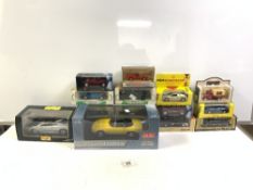 QUANTITY BOXED TOYS - DINKY FERRARI, JAGUAR SUN STAR, ETC