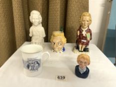 KEVIN FRANCIS - MARGARET THATCHER RELATED ITEMS SPITTING IMAGE BAIRSTOW AND MORE