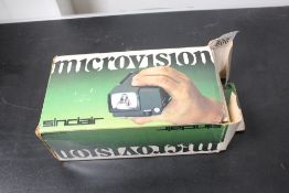 Vinatage Sinclair Microvision TV boxed