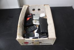 Box of Vintage Digital Cameras etc