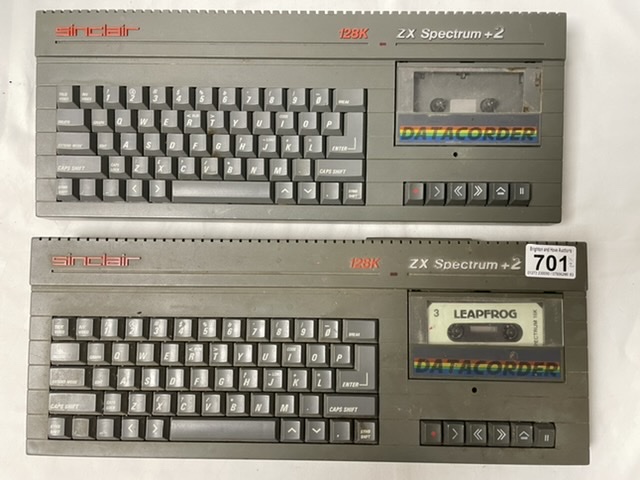 2 ZX Spectrum +2 Vintage Computers