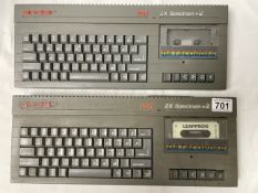 2 ZX Spectrum +2 Vintage Computers