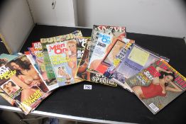 Quantity of vintage Glamour magazines