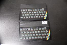 2 x vintage Sinclair ZX Spectrum