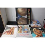 Collection of UK Glamour & Page 3 Girl Calendars etc