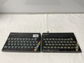 2 x Sinclair ZX Spectrum computers