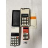 2 Sinclair Calculators