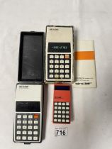 2 Sinclair Calculators