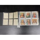 ALBUM OF 67 SLEEVES, SETS OF JOHN PLAYER CARDS, KINGS AND QUEENS OF ENGLAND, REGIMENTAL UNIFORMS