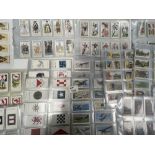 QUANTITY OF 108 SLEEVES, PLAYERS CARDS, MODERN NAVAL CRAFT, PICTURESQUE BRIDGES, FIRE FIGHTING