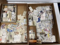 MIXED BOX OF LOOSE CIGARETTE CARDS