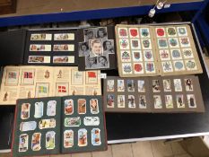 QUANTITY OF CIGARETTE ALBUMS, WILLS, PLAYERS, KENSITAS SILKS, TYPHOO, BRITISH HISTORY, NATIONAL